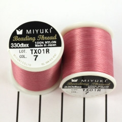 Miyuki Nylon fűzőszál - B 0.25mm, 50m, rózsaszín