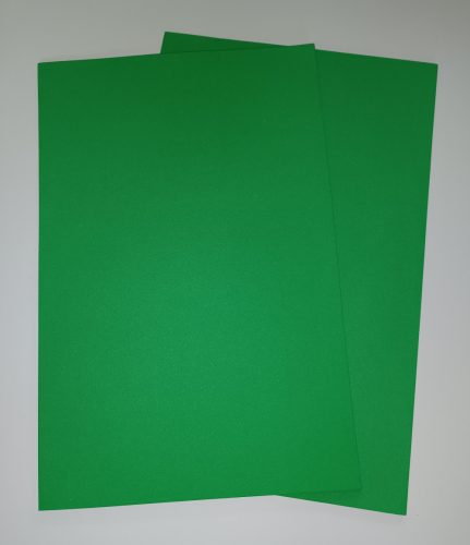Dekorgumi, A/4, 2 mm, sima, zöld