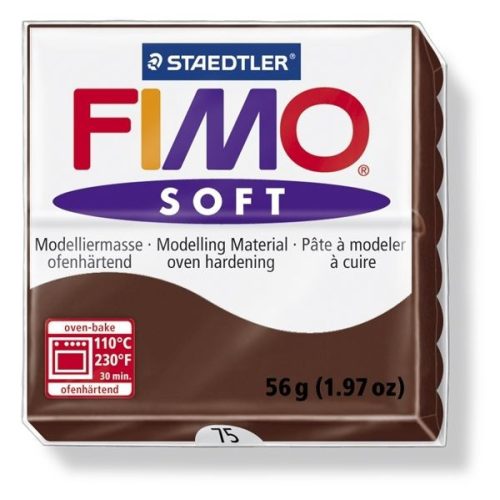 FIMO SOFT süthető gyurma, csokoládébarna