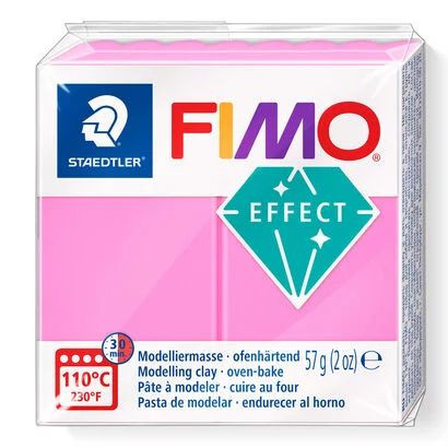 FIMO EFFECT süthető gyurma, neon rózsaszín