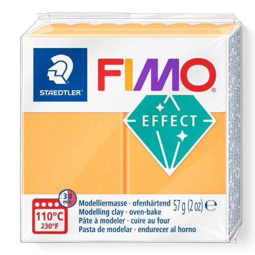 FIMO EFFECT süthető gyurma, neon narancs