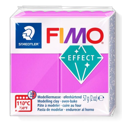 FIMO EFFECT süthető gyurma, neon lila