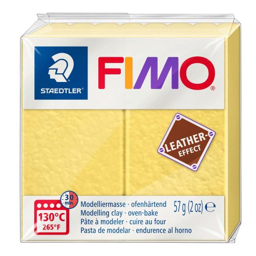 FIMO LEATHER EFFECT süthető gyurma, sáfrány