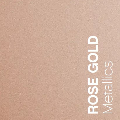 Dekorkarton Curious Metallics - 300 gsm - Rosegold, A/4